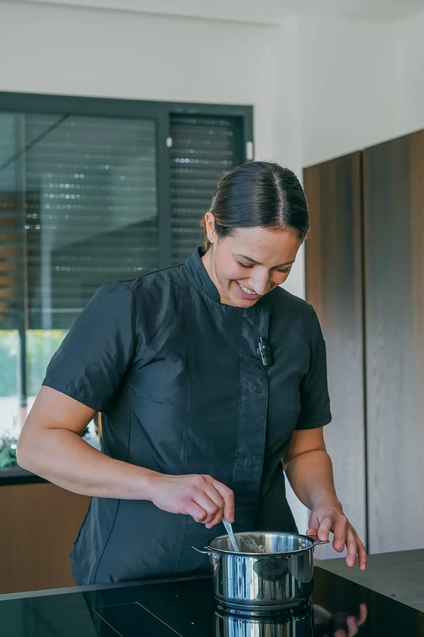 Charlotte Cavagnaro en cuisine
