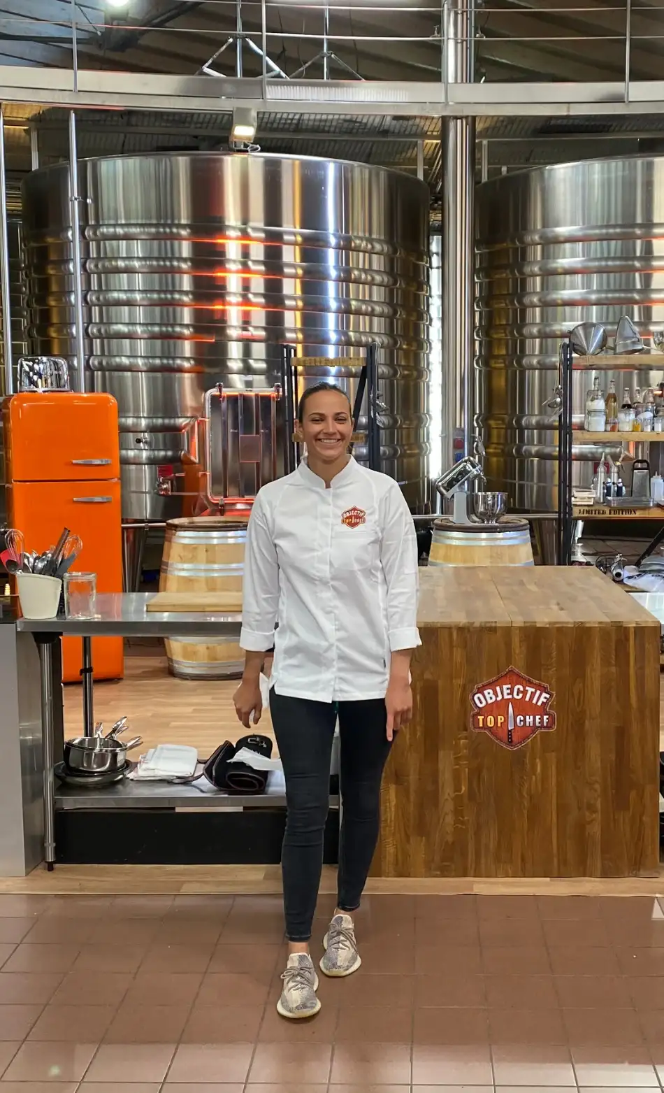 Sur le plateau d'Objectif Top Chef