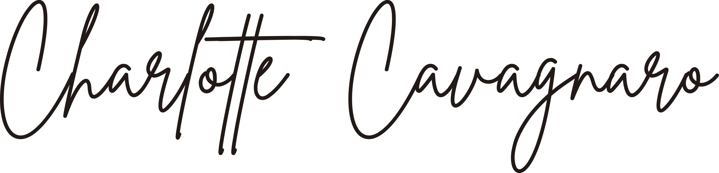 Signature de Charlotte Cavagnaro
