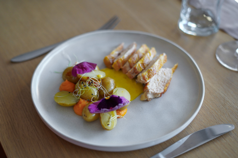 Poulet et ses accompagnements